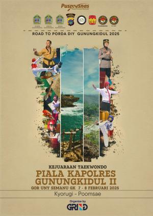 Kejuaraan KAPOLRES GUNUNG KIDUL TAEKWONDO CHAMPIONSHIP II TH.2025 Pengkab TI GK - GRIND ti-eriwakangmaluku.com